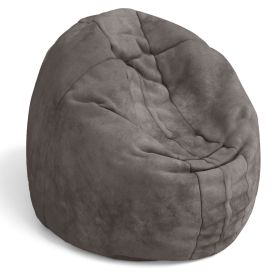 Jaxx Cocoon 4 Foot Bean Bag Chair and Crash Pad (Color: Charcoal)