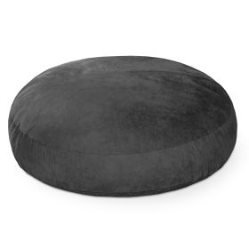 Jaxx 6 ft Cocoon - Large Bean Bag Chair for Adults (Color: Black)