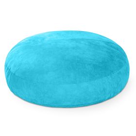 Jaxx 6 ft Cocoon - Large Bean Bag Chair for Adults (Color: Microsuede Teal)