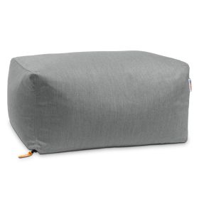 Jaxx Leon Outdoor Bean Bag Ottoman (Color: Granite)