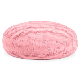 Jaxx Cocoon 4 Foot Bean Bag Chair - Faux Fur (Color: Faux Fur - Rose Quartz)