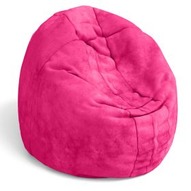 Jaxx Cocoon 4 Foot Bean Bag Chair and Crash Pad (Color: Fuchsia)