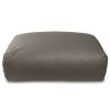 Atrium Collection Lino Ottoman - Oversized Large Couch Ottoman & Foam-Filled Lounger - Faux Leather