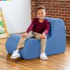 Jaxx Midtown Medium Classroom Soft Foam Chair - Premium Vinyl Cover