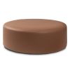Jaxx Candler Round Couch Ottoman“ Oversized Giant Coffee Table & Foot Rest, 44, Premium Faux Leather,
