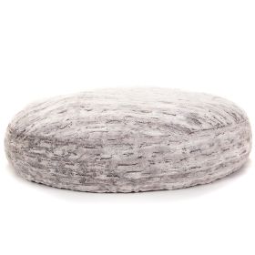 Jaxx 6 Foot Cocoon - Large Bean Bag Chair for Adults, Premium Luxe Faux Fur (Color: Premium Luxe Fur - Silver Fox)