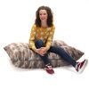 Jaxx Pillow Saxx 3.5 Foot Giant Decor Floor Pillow, Premium Luxe Fur