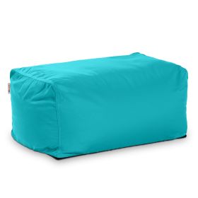 Jaxx Leon Outdoor Bean Bag Ottoman (Color: light blue)