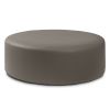 Jaxx Candler Round Couch Ottoman“ Oversized Giant Coffee Table & Foot Rest, 44, Premium Faux Leather,