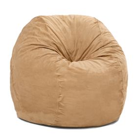Jaxx 4 ft Bean Bag Chair (Color: Camel)