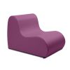 Jaxx Midtown Medium Classroom Soft Foam Chair - Premium Vinyl Cover