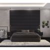 Jaxx Panelist Modern Padded Headboard Set of 4 Wall Mounted Panels - Queen, Microvelvet