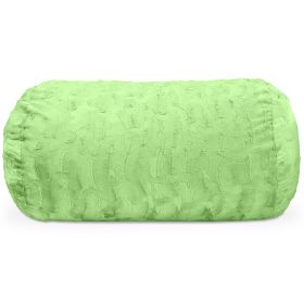 Jaxx Sofa Saxx Bean Bag Couch - 4 Foot - Faux Fur (Color: Faux Fur - Lime Green)