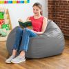 Jaxx Gumdrop Commercial Grade Bean Bag for Educational Environments, Large Size - Premium Vinyl