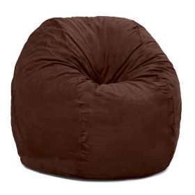 Jaxx Saxx 5 Foot Large Bean Bag w/ Removable Cover (Color: chocolate)