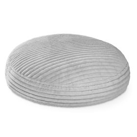 Jaxx 6 Foot Cocoon - Large Bean Bag Chair for Adults, Premium Luxe Faux Fur (Color: Mondo Grey Faux Fur)