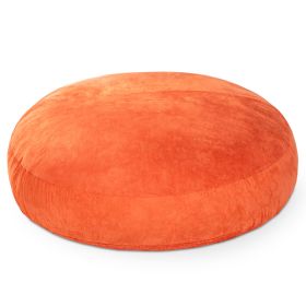 Jaxx 6 ft Cocoon - Large Bean Bag Chair for Adults (Color: Mandarin)
