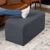 Jaxx Monroe Large Rectangular Foam Ottoman / Coffee Table, (36 x 18)