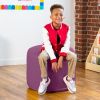 Jaxx Spring Modular Pouf Classroom Bean Bag Seat, Premium Vinyl