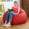 Jaxx Gumdrop Commercial Grade Bean Bag for Educational Environments, Large Size - Premium Vinyl
