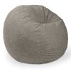 Jaxx Saxx Shearling Faux-Lamb 4 Ft Large Round Bean Bag for Modern Interior Design
