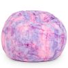 Jaxx Saxx 3 Foot Bean Bag Chair - Faux Fur - Fun Colors