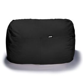 Jaxx 5.5 ft Bean Bag Loveseat (Color: Microsuede Black)
