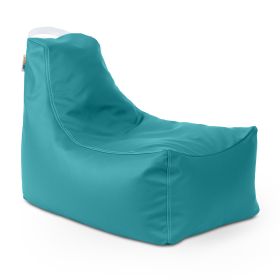 Jaxx Pezzi Jr Kids Classroom Bean Bag Chair, Premium Vinyl (Color: Turquoise)