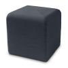 Jaxx Monroe Square Foam Ottoman with Stain Resistant Performance Fabric, Small (18 x 18)