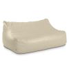 Atrium Collection Lozia Loveseat - Large Foam Bean Bag Sofa for Home Theaters, Offices, Schools, Reception & Waiting Rooms - Faux-Leather