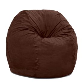 Jaxx 4 ft Bean Bag Chair (Color: chocolate)