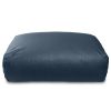 Atrium Collection Lino Ottoman - Oversized Large Couch Ottoman & Foam-Filled Lounger - Faux Leather