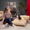 Jaxx Brio Large Deccor Floor Pillow/Meditation Yoga Cushion, Plush Microvelvet