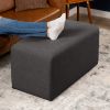 Jaxx Monroe Large Rectangular Foam Ottoman / Coffee Table, (36 x 18)