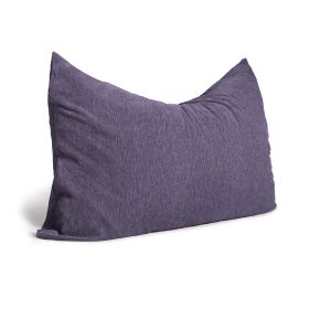 Jaxx 5.5 ft Pillow Saxx Foam Bean Bag Pillow, Premium Chenille Cover (Color: Plum)
