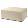 Jaxx Fairlie Couch Ottoman - Oversized Square Foam Coffee Table Ottoman, 36", Premium Faux Leather