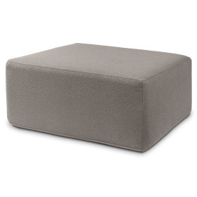 Jaxx Fairlie Couch Ottoman - Oversized Square Foam Coffee Table Ottoman, 36" , Luxe Boucle (Color: Boucle Dk Grey)
