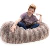 Jaxx Bean Bags Sofa Saxx Bean Bag Lounger, 4-Feet - Premium Luxe Fur