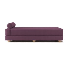 Jaxx Alon Daybed | Fold-Out Sleeper | Queen-Size Mattress (Color: Pinot)