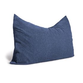 Jaxx Bean Bags Jaxx 5.5 ft Pillow Saxx Bean Bag (Color: Premium Chenille - Navy)