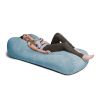 Jaxx Arlo Chaise Lounger Foam Bean Bag Chair - Premium Chenille