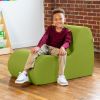 Jaxx Midtown Medium Classroom Soft Foam Chair - Premium Vinyl Cover