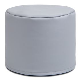 Jaxx Spring Modular Pouf Classroom Bean Bag Seat, Premium Vinyl (Color: Submarine Grey)