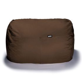 Jaxx 5.5 ft Bean Bag Loveseat (Color: chocolate)