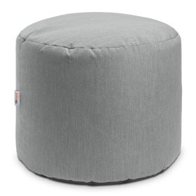 Jaxx Spring Indoor / Outdoor Bean Bag Pouf Ottoman (Color: Granite)