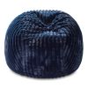 Jaxx 5 Foot Saxx Bean Bag Chair For Adults - Luxe Faux Fur