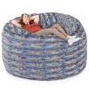 Jaxx Saxx 6 Foot Giant Bean Bag Chair- Luxe Faux Fur