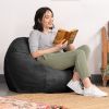 Jaxx Saxx 3 Foot Bean Bag Chair with Removable Cover