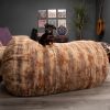 Jaxx Bean Bags Sofa Saxx Bean Bag Lounger, 4-Feet - Premium Luxe Fur