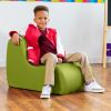 Jaxx Midtown Small Classroom Soft Foam Chair - Premium Vinyl Cover